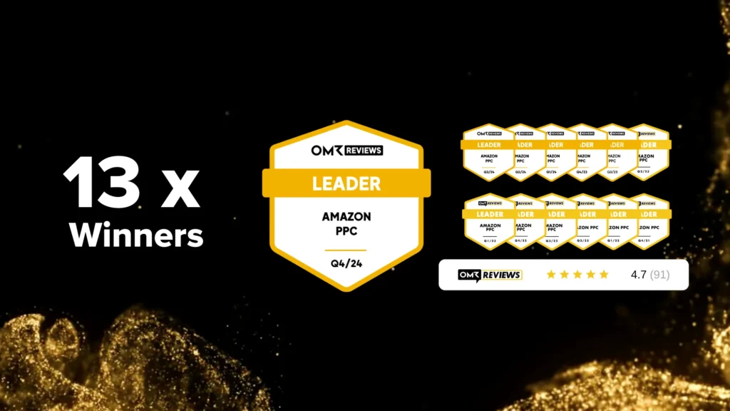 OMR Reviews awarded Adspert with Amazon PPC Leader badge for the 13th consecutive time