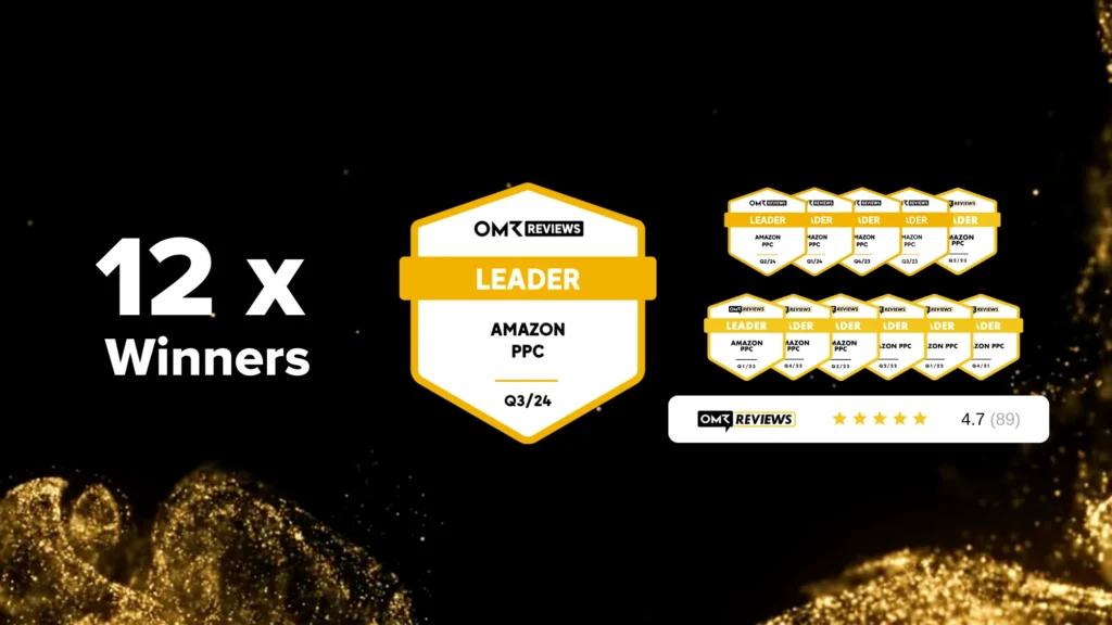 OMR Reviews awarded Adspert with Amazon PPC Leader badge for the 12th consecutive time