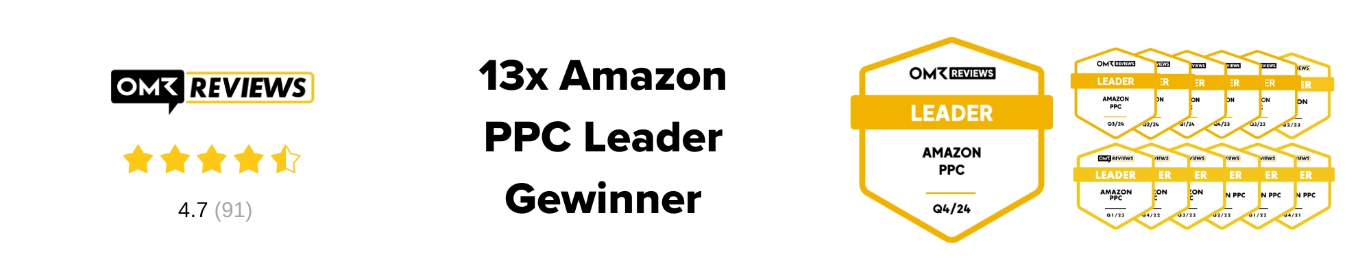 amazon PPC leader badge