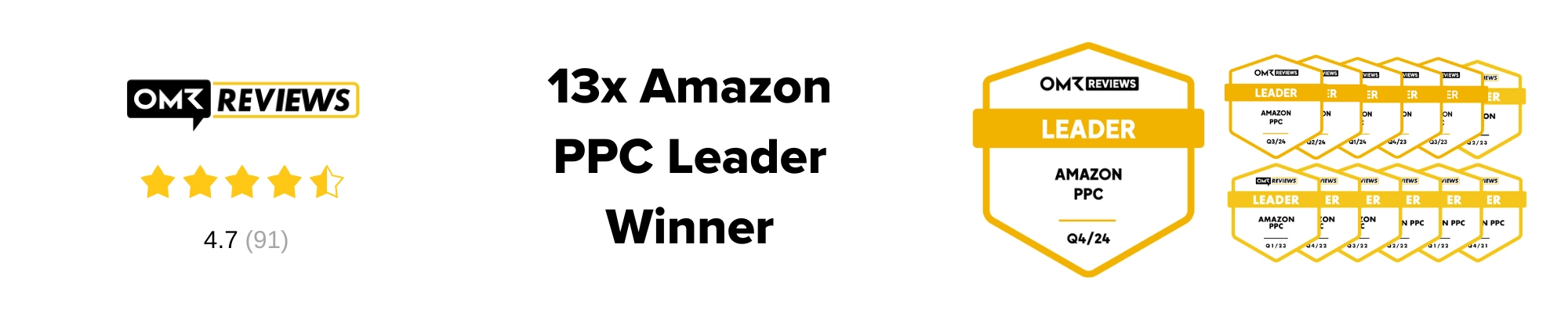 amazon PPC leader badge winner